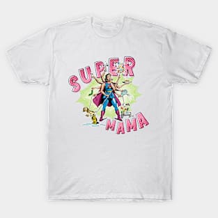Super Mama superhero goddess T-Shirt